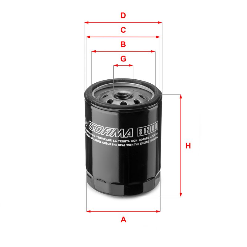 Ölfilter SOFIMA S 5210 R