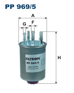 Kraftstofffilter FILTRON pp 969/5
