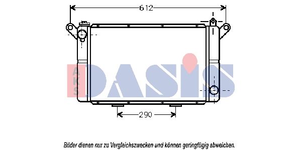 Kühler, Motorkühlung AKS DASIS 181620N