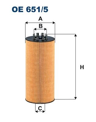Ölfilter FILTRON OE 651/5