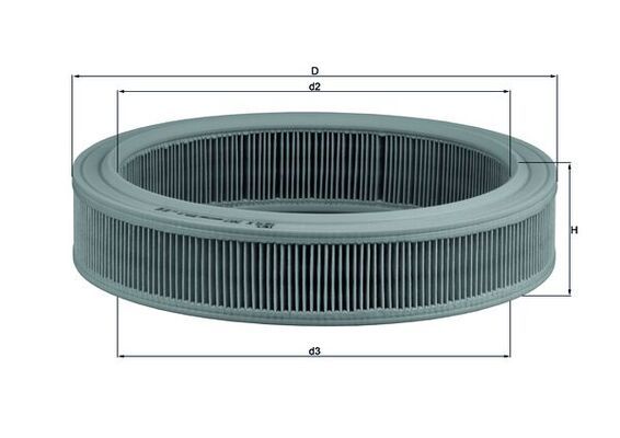Luftfilter KNECHT LX 202