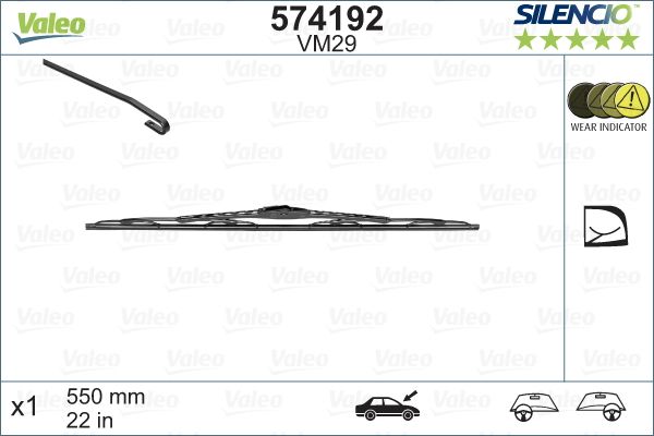 Wischblatt VALEO 574192