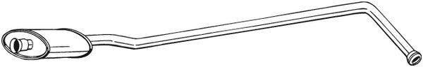 Mittelschalldämpfer BOSAL 280-435