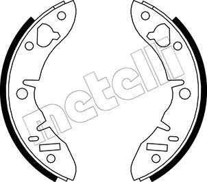 Bremsbackensatz METELLI 53-0003