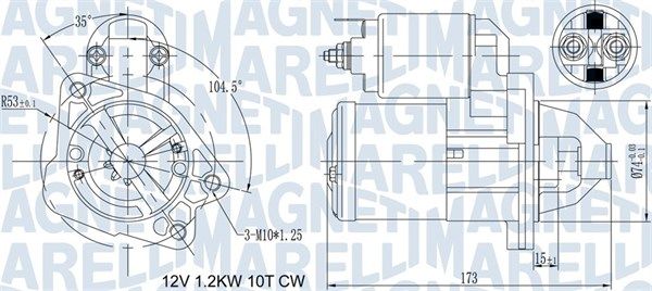 Starter MAGNETI MARELLI 063721469010