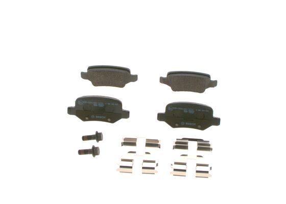 Bremsbelagsatz, Scheibenbremse BOSCH 0986494023