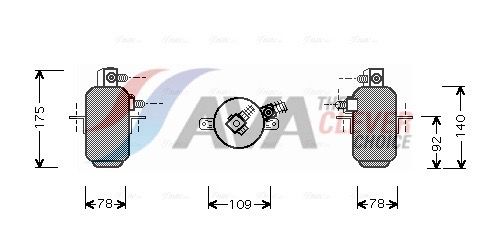 Trockner, Klimaanlage AVA QUALITY COOLING MSD081