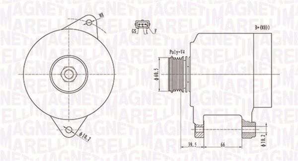 Generator MAGNETI MARELLI 063731522010