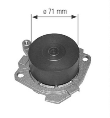 Wasserpumpe, Motorkühlung MAHLE CP61000S