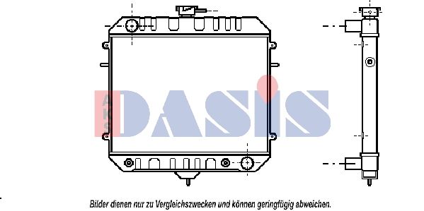 Kühler, Motorkühlung AKS DASIS 150038N