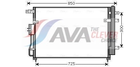 Kondensator, Klimaanlage AVA QUALITY COOLING KA5111D