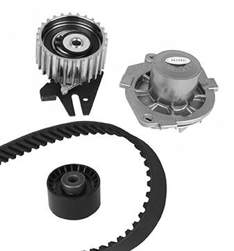 Wasserpumpe + Zahnriemensatz METELLI 30-0672-1