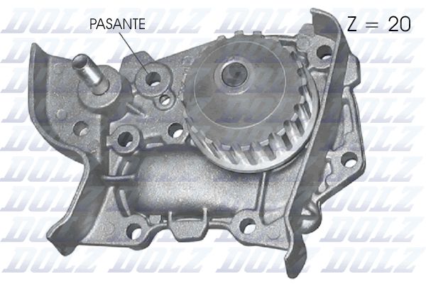 Wasserpumpe, Motorkühlung DOLZ R314