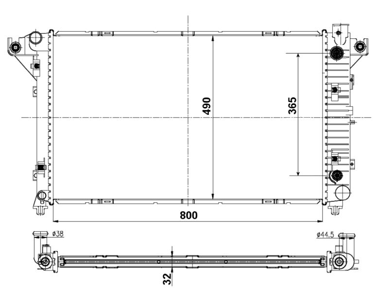Kühler, Motorkühlung NRF 50248