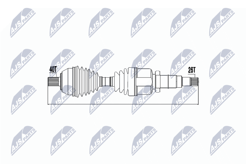 Antriebswelle NTY NPW-FR-049