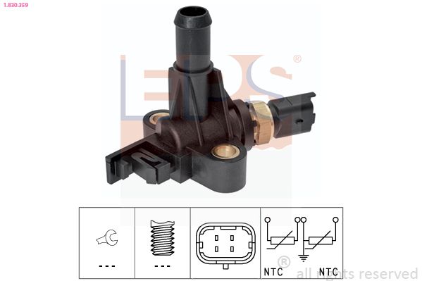 Sensor, Kühlmitteltemperatur EPS 1.830.359