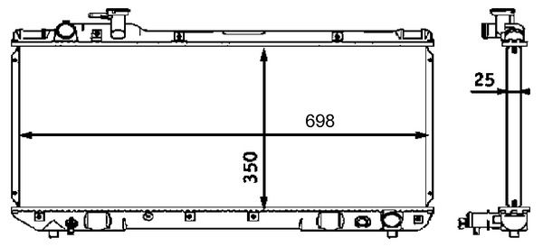 Kühler, Motorkühlung MAHLE CR542000S
