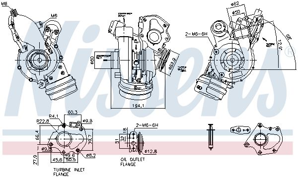 Lader, Aufladung NISSENS 93856