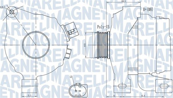 Generator MAGNETI MARELLI 063732001010