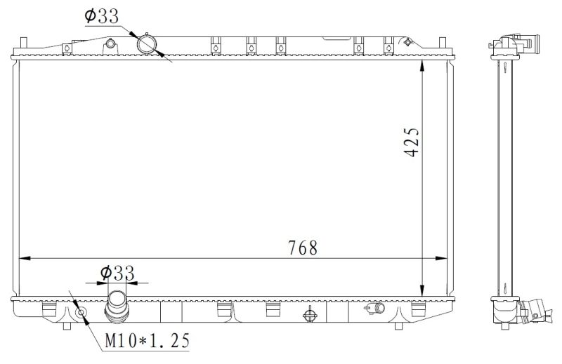 Kühler, Motorkühlung NRF 59225