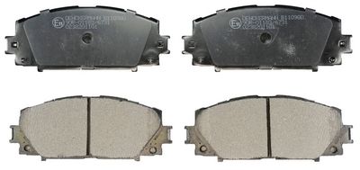 Bremsbelagsatz, Scheibenbremse DENCKERMANN B110980