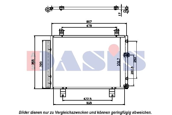 Kondensator, Klimaanlage AKS DASIS 212050N