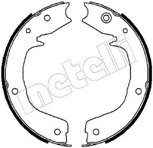 Bremsbackensatz, Feststellbremse METELLI 53-0267