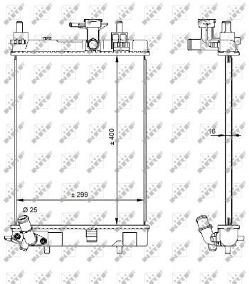 Kühler, Motorkühlung NRF 59207