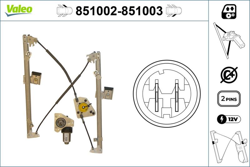 Fensterheber VALEO 851002