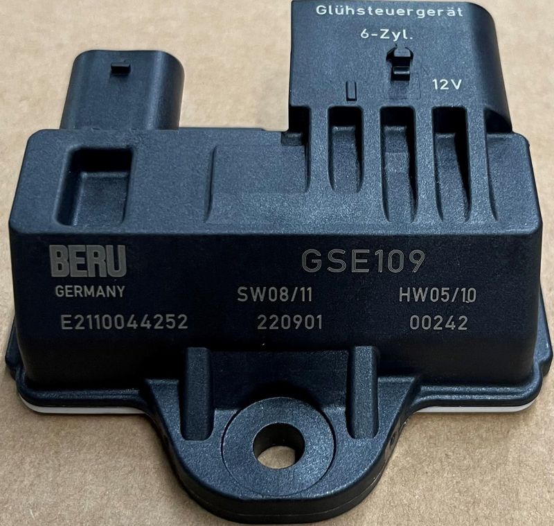 Steuergerät, Glühzeit BERU GSE109