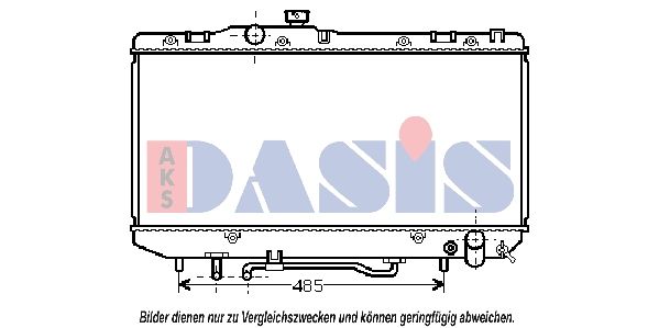 Kühler, Motorkühlung AKS DASIS 211560N