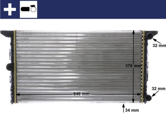 Kühler, Motorkühlung MAHLE CR1534000S