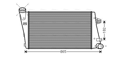 Ladeluftkühler AVA QUALITY COOLING lv4001