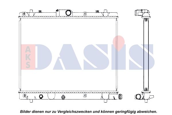 Kühler, Motorkühlung AKS DASIS 320059N