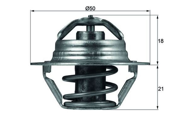 Thermostat, Kühlmittel MAHLE TX10089D