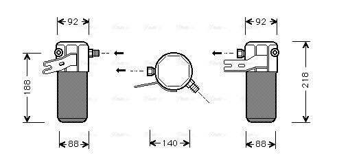 Trockner, Klimaanlage AVA QUALITY COOLING aid012