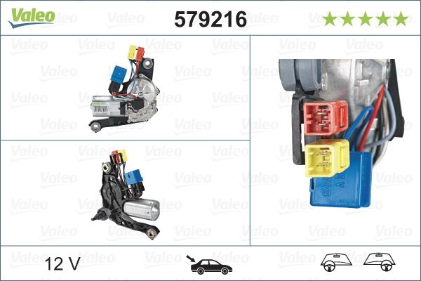 Wischermotor VALEO 579216