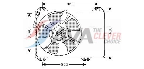 Lüfter, Motorkühlung AVA QUALITY COOLING SZ7506