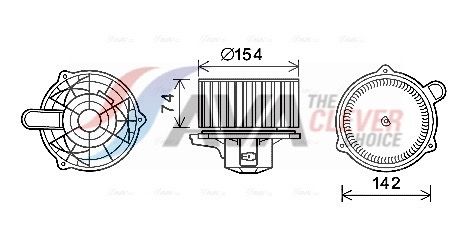 Innenraumgebläse AVA QUALITY COOLING HY8348