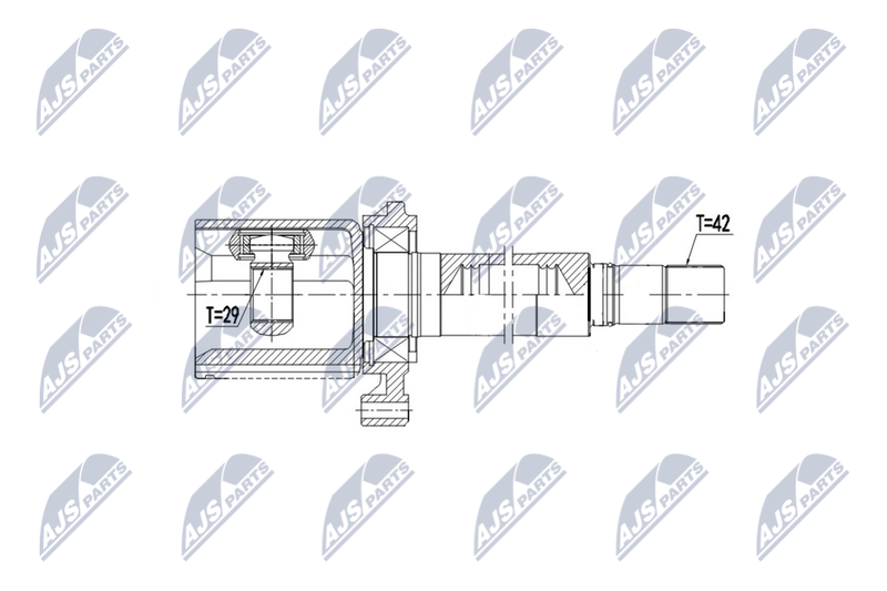 Gelenksatz Antriebswelle NTY NPW-VW-092