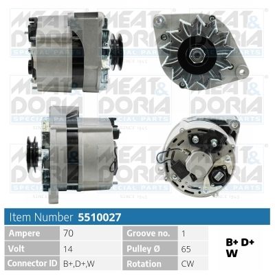 Generator MEAT & DORIA 5510027