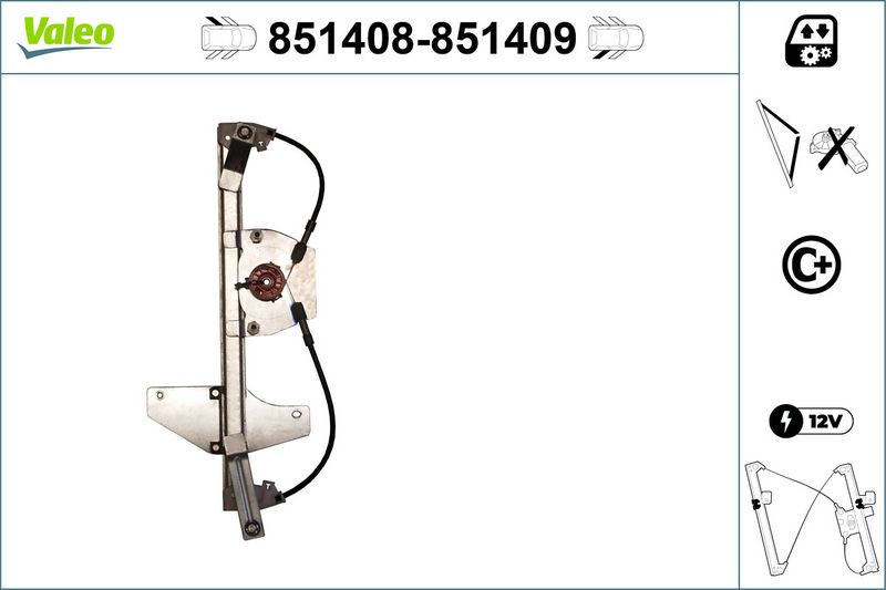 Fensterheber VALEO 851409