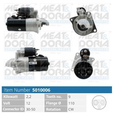 Starter MEAT & DORIA 5010006