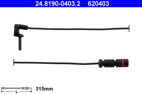 Warnkontakt Bremsbeläge Ate 24.8190-0403.2