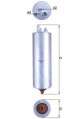 Kraftstofffilter MAHLE KL229/12