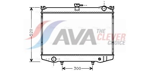 Kühler, Motorkühlung AVA QUALITY COOLING DN2041