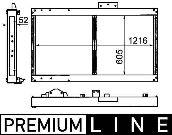 Kühler, Motorkühlung MAHLE CR1911000P