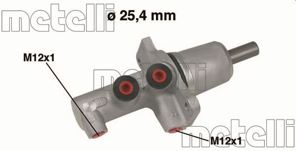 Hauptbremszylinder METELLI 05-0616