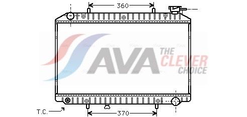 Kühler, Motorkühlung AVA QUALITY COOLING DNA2171
