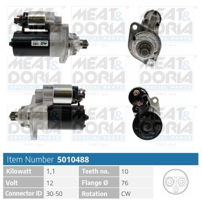 Starter MEAT & DORIA 5010488